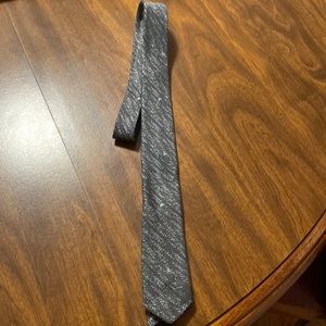 VINTAGE J. TODD - NECKTIE - CLASSIC THIN BLACK / GRAY TIE